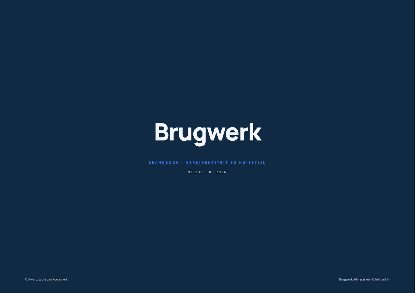 Brandbook van Brugwerk Advies