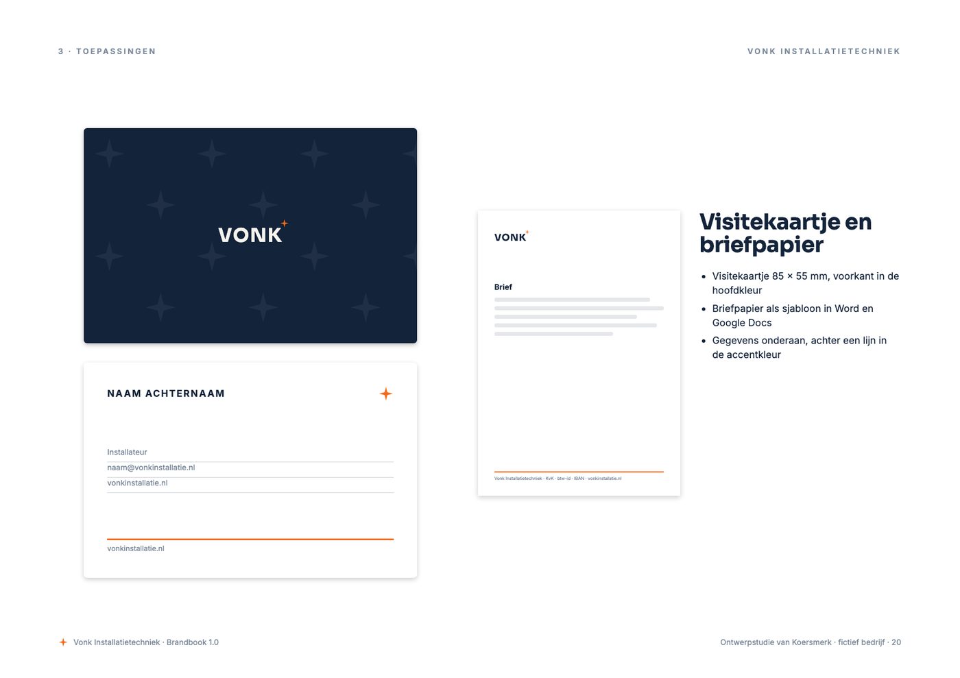 Toepassingen uit het brandbook van Vonk Installatietechniek